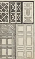 Picture 43 of 49 from Regole generali di architetvra sopra le cinqve maniere de gliedifici : cioe, thoscano, dorico, ionico, corinthio, et composito, con gliessempi dell'antiqvita, che per la magior parte concordano con la dottrina di Vitrvvio (1537), leaf 140