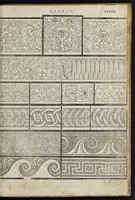 Picture 47 of 49 from Regole generali di architetvra sopra le cinqve maniere de gliedifici : cioe, thoscano, dorico, ionico, corinthio, et composito, con gliessempi dell'antiqvita, che per la magior parte concordano con la dottrina di Vitrvvio (1537), leaf 150