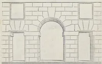 Picture 4 of 49 from Regole generali di architetvra sopra le cinqve maniere de gliedifici : cioe, thoscano, dorico, ionico, corinthio, et composito, con gliessempi dell'antiqvita, che per la magior parte concordano con la dottrina di Vitrvvio (1537), leaf 17