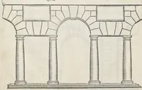 Picture 9 of 49 from Regole generali di architetvra sopra le cinqve maniere de gliedifici : cioe, thoscano, dorico, ionico, corinthio, et composito, con gliessempi dell'antiqvita, che per la magior parte concordano con la dottrina di Vitrvvio (1537), leaf 29
