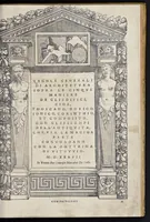 An illustration from Regole generali di architetvra sopra le cinqve maniere de gliedifici : cioe, thoscano, dorico, ionico, corinthio, et composito, con gliessempi dell'antiqvita, che per la magior parte concordano con la dottrina di Vitrvvio (1537)