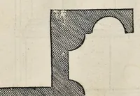 An illustration from Regole generali di architetvra sopra le cinqve maniere de gliedifici : cioe, thoscano, dorico, ionico, corinthio, et composito, con gliessempi dell'antiqvita, che per la magior parte concordano con la dottrina di Vitrvvio (1537)