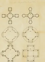 An illustration from Second livre d'architectvre, contenant plusieurs & diuerses ordonances de cheminees, lucarnes, portes, fonteines, puis & pauillons, pour enrichir tant le dedans que le dehors de tous edifices. Auec les desseins de dix sepultures toutes differentes (1561)