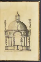 An illustration from Second livre d'architectvre, contenant plusieurs & diuerses ordonances de cheminees, lucarnes, portes, fonteines, puis & pauillons, pour enrichir tant le dedans que le dehors de tous edifices. Auec les desseins de dix sepultures toutes differentes (1561)