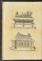 An illustration from Second livre d'architectvre, contenant plusieurs & diuerses ordonances de cheminees, lucarnes, portes, fonteines, puis & pauillons, pour enrichir tant le dedans que le dehors de tous edifices. Auec les desseins de dix sepultures toutes differentes (1561)