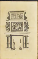 An illustration from Second livre d'architectvre, contenant plusieurs & diuerses ordonances de cheminees, lucarnes, portes, fonteines, puis & pauillons, pour enrichir tant le dedans que le dehors de tous edifices. Auec les desseins de dix sepultures toutes differentes (1561)