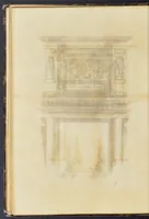 Picture 20 of 78 from Second livre d'architectvre, contenant plusieurs & diuerses ordonances de cheminees, lucarnes, portes, fonteines, puis & pauillons, pour enrichir tant le dedans que le dehors de tous edifices. Auec les desseins de dix sepultures toutes differentes (1561), leaf 43