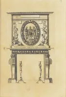 An illustration from Second livre d'architectvre, contenant plusieurs & diuerses ordonances de cheminees, lucarnes, portes, fonteines, puis & pauillons, pour enrichir tant le dedans que le dehors de tous edifices. Auec les desseins de dix sepultures toutes differentes (1561)