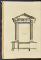 An illustration from Second livre d'architectvre, contenant plusieurs & diuerses ordonances de cheminees, lucarnes, portes, fonteines, puis & pauillons, pour enrichir tant le dedans que le dehors de tous edifices. Auec les desseins de dix sepultures toutes differentes (1561)