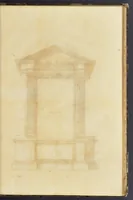 An illustration from Second livre d'architectvre, contenant plusieurs & diuerses ordonances de cheminees, lucarnes, portes, fonteines, puis & pauillons, pour enrichir tant le dedans que le dehors de tous edifices. Auec les desseins de dix sepultures toutes differentes (1561)