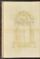 An illustration from Second livre d'architectvre, contenant plusieurs & diuerses ordonances de cheminees, lucarnes, portes, fonteines, puis & pauillons, pour enrichir tant le dedans que le dehors de tous edifices. Auec les desseins de dix sepultures toutes differentes (1561)