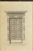 An illustration from Second livre d'architectvre, contenant plusieurs & diuerses ordonances de cheminees, lucarnes, portes, fonteines, puis & pauillons, pour enrichir tant le dedans que le dehors de tous edifices. Auec les desseins de dix sepultures toutes differentes (1561)