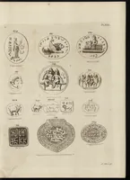 Picture 14 of 63 from A descriptive catalogue of a general collection of ancient and modern engraved gems, cameos as well as intaglios, taken from the most celebrated cabinets in Europe and cast in coloured pastes, white enamel, and sulphur, by James Tassie, modeller (1791), leaf 418