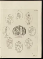 Picture 33 of 63 from A descriptive catalogue of a general collection of ancient and modern engraved gems, cameos as well as intaglios, taken from the most celebrated cabinets in Europe and cast in coloured pastes, white enamel, and sulphur, by James Tassie, modeller (1791), leaf 452
