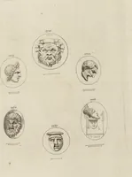 An illustration from A descriptive catalogue of a general collection of ancient and modern engraved gems, cameos as well as intaglios, taken from the most celebrated cabinets in Europe and cast in coloured pastes, white enamel, and sulphur, by James Tassie, modeller (1791)