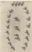 Picture 12 of 27 from La contesa dell' aria e dell' acqua : festa à cavallo rappresentata nell'augustissime nozze delle sacre, cesaree, reali M.M. dell' imperatore Leopoldo e dell' infanta Margherita delle Spagne (1667), leaf 49