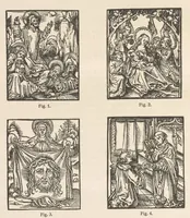 An illustration from Holzschnitte zu zwei Nürnberger Andachtsbüchern aus dem Anfange des XVI. Jahrhunderts. 106 Abbildungen in Zinkhochätzung (1909)