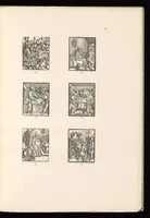 An illustration from Holzschnitte zu zwei Nürnberger Andachtsbüchern aus dem Anfange des XVI. Jahrhunderts. 106 Abbildungen in Zinkhochätzung (1909)