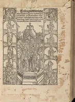 An illustration from Trilogium anime : non solum religiosis verũetiã secularibus, predicatoribus, cõfessoribus, contemplantibus et studentibus lumẽ intellectus et ardorem affectus amministrans
