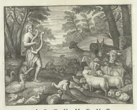 An illustration from Les Métamorphoses d'Ovide : en latin, traduites en françois, avec des remarques, et des explications historiques (1732)