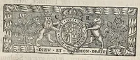 An illustration from A display of heraldry : manifesting a more easie access to the knowledge thereof than hath been hitherto published by any, through the benefit of method (1679)