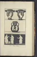 An illustration from Picturae Etruscorum in vasculis nunc primum in unum collectae explicationibus, et dissertationibus inlustratae (1767)
