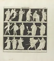 An illustration from Picturae Etruscorum in vasculis nunc primum in unum collectae explicationibus, et dissertationibus inlustratae (1767)