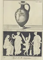 An illustration from Picturae Etruscorum in vasculis nunc primum in unum collectae explicationibus, et dissertationibus inlustratae (1767)