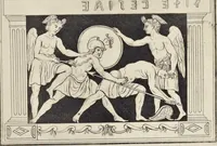 An illustration from Picturae Etruscorum in vasculis nunc primum in unum collectae explicationibus, et dissertationibus inlustratae (1767)