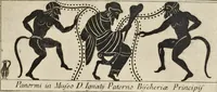 Picture 5 of 120 from Picturae Etruscorum in vasculis nunc primum in unum collectae explicationibus, et dissertationibus inlustratae (1767), leaf 20