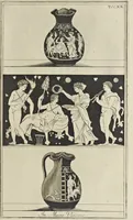 An illustration from Picturae Etruscorum in vasculis nunc primum in unum collectae explicationibus, et dissertationibus inlustratae (1767)