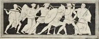 An illustration from Picturae Etruscorum in vasculis nunc primum in unum collectae explicationibus, et dissertationibus inlustratae (1767)