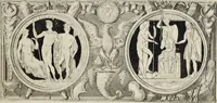 An illustration from Picturae Etruscorum in vasculis nunc primum in unum collectae explicationibus, et dissertationibus inlustratae (1767)