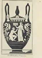An illustration from Picturae Etruscorum in vasculis nunc primum in unum collectae explicationibus, et dissertationibus inlustratae (1767)