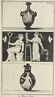 An illustration from Picturae Etruscorum in vasculis nunc primum in unum collectae explicationibus, et dissertationibus inlustratae (1767)