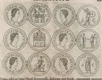 An illustration from Thesaurus Brandenburgicus selectus, sive, Gemmarum et numismatum Graecorum in cimeliarchio electorali Brandenburgico elegantiorum series (1696)