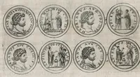An illustration from Thesaurus Brandenburgicus selectus, sive, Gemmarum et numismatum Graecorum in cimeliarchio electorali Brandenburgico elegantiorum series (1696)