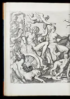 An illustration from Galeria nel Palazzo Farnese in Roma del sereniss. dvca di Parma etc. dipinta da Annibale Carracci (1680)
