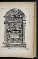 An illustration from Monvmenta sepvlcrorvm cvm epigraphis ingenio et doctrina excellentivm virorvm : aliorvmq. tam prisci qvam nostri secvli memorabilivm hominvm, de archetypis expressa (1574)
