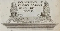 Picture 25 of 26 from Monvmenta sepvlcrorvm cvm epigraphis ingenio et doctrina excellentivm virorvm : aliorvmq. tam prisci qvam nostri secvli memorabilivm hominvm, de archetypis expressa (1574), leaf 248