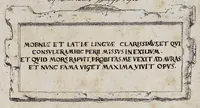 An illustration from Monvmenta sepvlcrorvm cvm epigraphis ingenio et doctrina excellentivm virorvm : aliorvmq. tam prisci qvam nostri secvli memorabilivm hominvm, de archetypis expressa (1574)