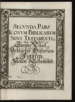 Picture 13 of 15 from Icones Biblicae Veteris et Novi Testamenti. Figuren Biblischer Historien Alten und Neuen Testaments (1679), leaf 422