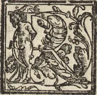 An illustration from Tractatvs de restitvtione in integrvm absolvtissimvs : in qvo omnia qvae in amplissimo huius materi[ae] campo tam practicis, quàm theoricis scitu digna sunt & necessaria, varietate casuum & exemplorum pr[ae]stantia ad amussim explicita et illustrata comprehendentur : avctore Ioanne Mavritio ... contextus, & in lucem editus : iam vero mendis innvmeris, qvibvs editio prior deformata scatebat, sublatis, integritati ac nitori pristino restitutus, & svmmariis, vnicuique capiti praepositis, in gratiam studiosorum auctus : cum indice rerum omnium in hoc opere memorabilium locupletissimo (1576)