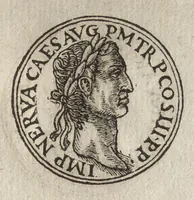 An illustration from Promtvarii iconvm insigniorvm à secvlo hominvm, subiectis eorum vitis, per compendiũ ex probatissimis autoribus desumptis, editio secunda : illustrium virorum, qui à prima successerunt, imaginibus aucta atque locupletata (1578)