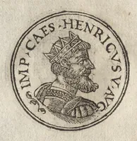 An illustration from Promtvarii iconvm insigniorvm à secvlo hominvm, subiectis eorum vitis, per compendiũ ex probatissimis autoribus desumptis, editio secunda : illustrium virorum, qui à prima successerunt, imaginibus aucta atque locupletata (1578)