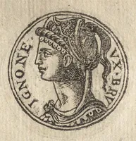 An illustration from Promtvarii iconvm insigniorvm à secvlo hominvm, subiectis eorum vitis, per compendiũ ex probatissimis autoribus desumptis, editio secunda : illustrium virorum, qui à prima successerunt, imaginibus aucta atque locupletata (1578)