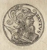Picture 18 of 154 from Promtvarii iconvm insigniorvm à secvlo hominvm, subiectis eorum vitis, per compendiũ ex probatissimis autoribus desumptis, editio secunda : illustrium virorum, qui à prima successerunt, imaginibus aucta atque locupletata (1578), leaf 69