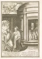Picture 4 of 32 from Vita et miracvla sanctiss.mi patris Benedicti : ex libro ii dialogorum beati Gregorii papae et monachi collecta : et ad instantiam deuotorum monachorum congregationis eiusdem s.ti Benedicti Hispaniarum aeneis tÿpis accuratissimè delineata (1579), leaf 24
