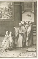 Picture 12 of 32 from Vita et miracvla sanctiss.mi patris Benedicti : ex libro ii dialogorum beati Gregorii papae et monachi collecta : et ad instantiam deuotorum monachorum congregationis eiusdem s.ti Benedicti Hispaniarum aeneis tÿpis accuratissimè delineata (1579), leaf 46