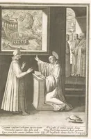Picture 17 of 32 from Vita et miracvla sanctiss.mi patris Benedicti : ex libro ii dialogorum beati Gregorii papae et monachi collecta : et ad instantiam deuotorum monachorum congregationis eiusdem s.ti Benedicti Hispaniarum aeneis tÿpis accuratissimè delineata (1579), leaf 58